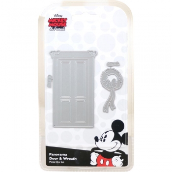 Mickey Mouse & Friends Metall Stanze - Panorama Door & Wreath