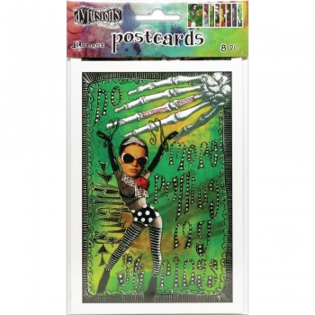 Dylusions Postcards - Postcards Set 3 - 8 Stk. - 