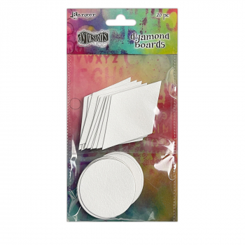 Dylusions - dyamond boards - Circles and Diamonds, Sm - 20 Stk.