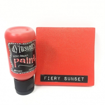 Ranger Dylusions Paint Flip Cap Bottle - Fiery Sunset