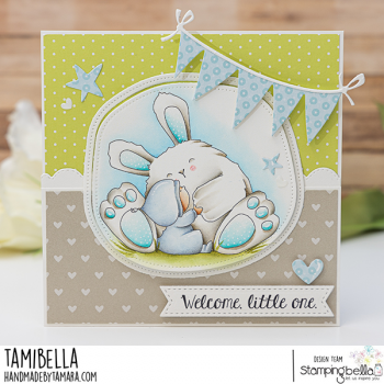 Stampingbella - Bundle Girl Loves Bunny Wobbles