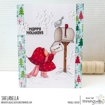 Stampingbella - Bundle Girl Sending a Letter To Santa