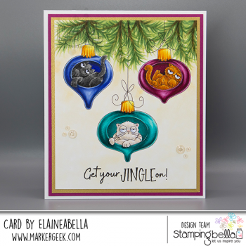 Stampingbella - Oddball Bauble Cats