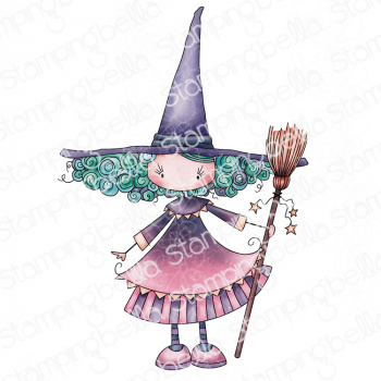 Stampingbella - Whimsabella Witch Elspeth Spindlewick