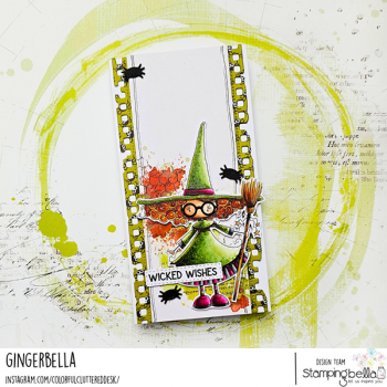 Stampingbella - Whimsabella Witch Elspeth Spindlewick