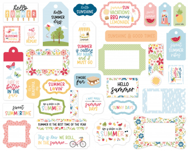 Echo Park Frames & Tags - Have a great Summer