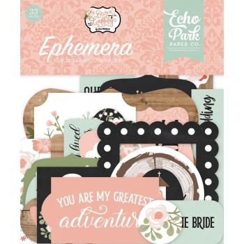 Echo Park Ephemera - Our Wedding
