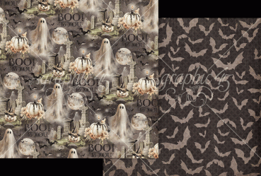 graphic 45 8" x 8" Paper Pad - Ghostly Greetings