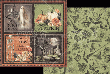 graphic 45 8" x 8" Paper Pad - Ghostly Greetings