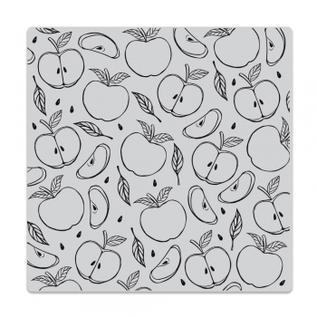 Hero Arts - 6" x 6" Cling Stamp - Apple Slices Bold Prints 
