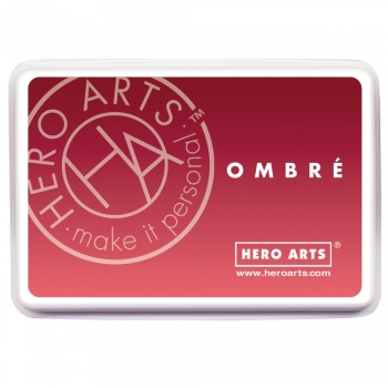 %Hero Arts Ombre Ink Pad - Light Ruby to Royla Red%