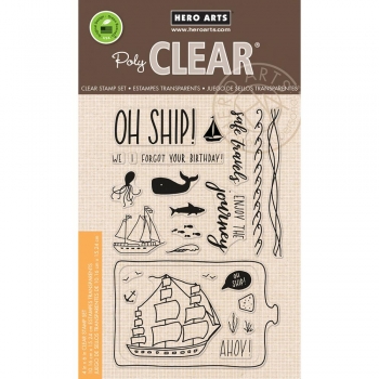 Hero Arts Clearstamps - Enjoy The Journey