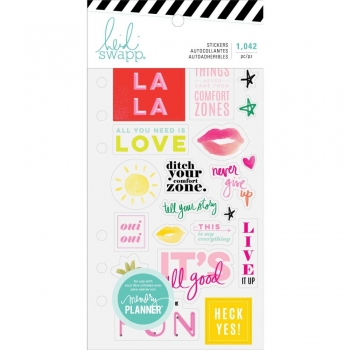 Heidi Swapp Sticker Set - Color Fresh, Icons & Phrases 1042 Stck.
