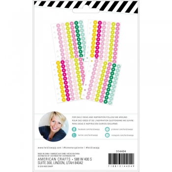 Heidi Swapp Memory Planner Reinforcer Stickers - Color Fresh 240 Stk.