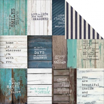 Kaisercraft - Blue Bay Collection - Lagoon 12"