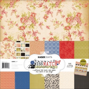 %Kaisercraft Paper Pack - Miss Match 12" x 12"%