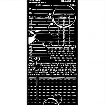 Stamperia Stencil - Book
