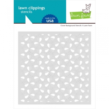 Lawn Fawn - 6" x 6" Schablonen - Clover Background Stencils