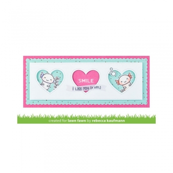 Lawn Fawn Clear Stamps - I Like You (A Lot)
