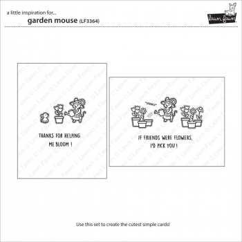 Lawn Fawn Clear Stamps - Garden Mouse