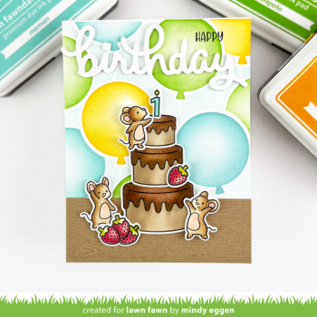 Lawn Fawn Clear Stamps - Cake It Easy