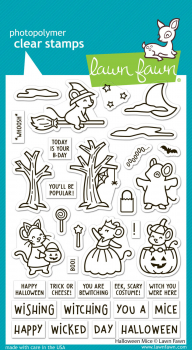 Lawn Fawn Clear Stamps - Halloween Mice