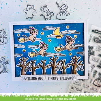 Lawn Fawn Clear Stamps - Halloween Mice