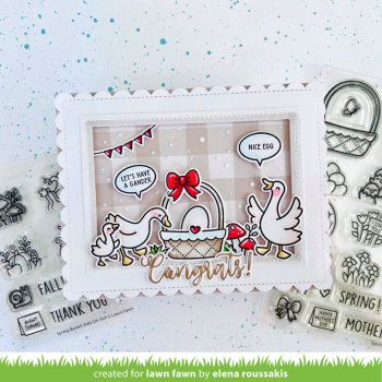 Lawn Fawn Clear Stamps - Spring Basket Add-On: Fall