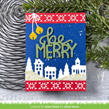 Lawn Fawn Die - Nordic Snowflake Border