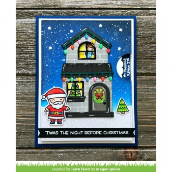 Lawn Fawn Die - Build-A-House Christmas Add-On