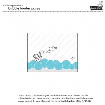 Lawn Fawn Die - Bubble Border