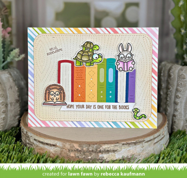 Lawn Fawn Clear Stamps - Little Woodland Library Friends