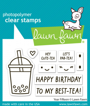 Lawn Fawn Clear Stamps - Year Fifteen Stamp