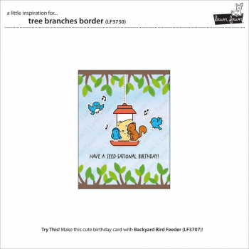 Lawn Fawn Die - Tree Branches Border
