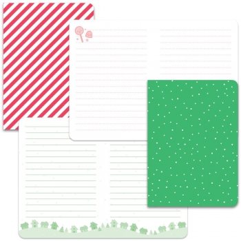 % Lawn Fwan Mini Notebooks - Let It Shine %
