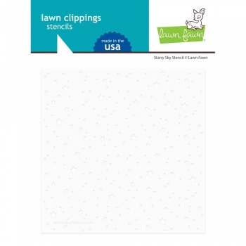 Lawn Fawn - 6" x 6" Schablone - Starry Sky Stencil