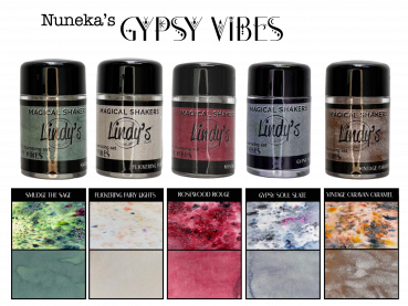Lindy's Stamp Gang - MAGICAL SHAKER SET - Nuneka's Journaling Set - Gypsy Vibes