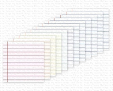 MFT Design Papier 6" x 6" - Notebook Paper