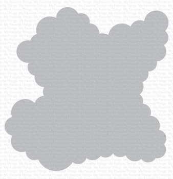 MFT - 6" x 6" Schablone - Stencil Rolling Clouds