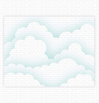 MFT - 6" x 6" Schablone - Stencil Rolling Clouds