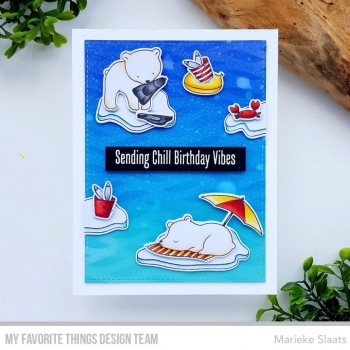 MFT - 6" x 6" Schablone - Wavy Lines