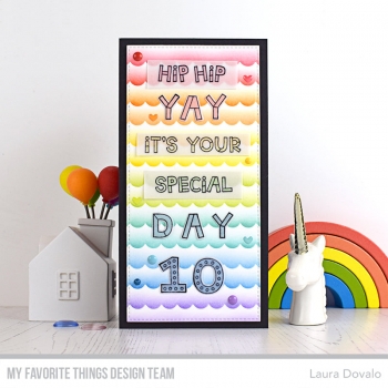 MFT - 6" x 6" Schablone - Classic Edges Stencil