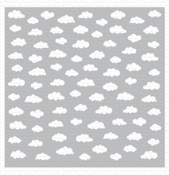 MFT - 6" x 6" Scene Stencil - Tiny Clouds Stencil
