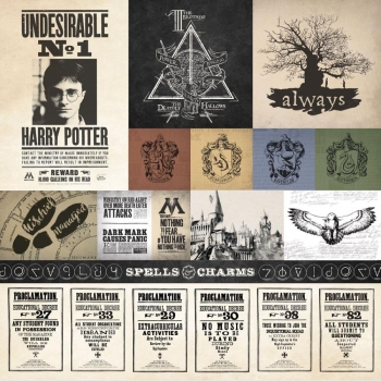 Paper House - Harry Potter - Pergament-Etiketten