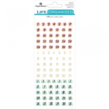 Paper House Stickers - Numbers