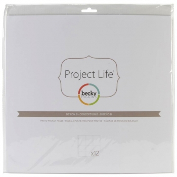 Project Life - Photo Pocket Pages 12" x 12" - Design B