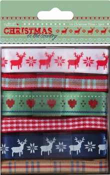 %Papermania Bänder Set - Christmas in the Country%