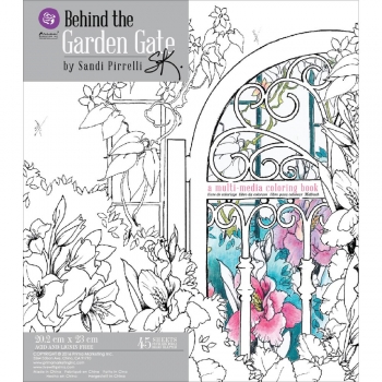 Prima Marketing Coloring Book - Garden Gate