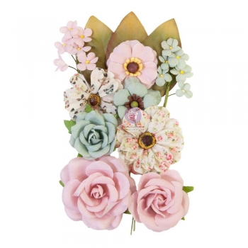 Prima Marketing Mulberry Paper Flowers - Forever Us/My Sweet 12 Stk.