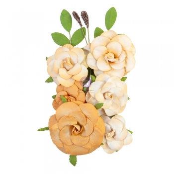 Prima Marketing Mulberry Paper Flowers - Love Wins/Diamond 10 Stk.